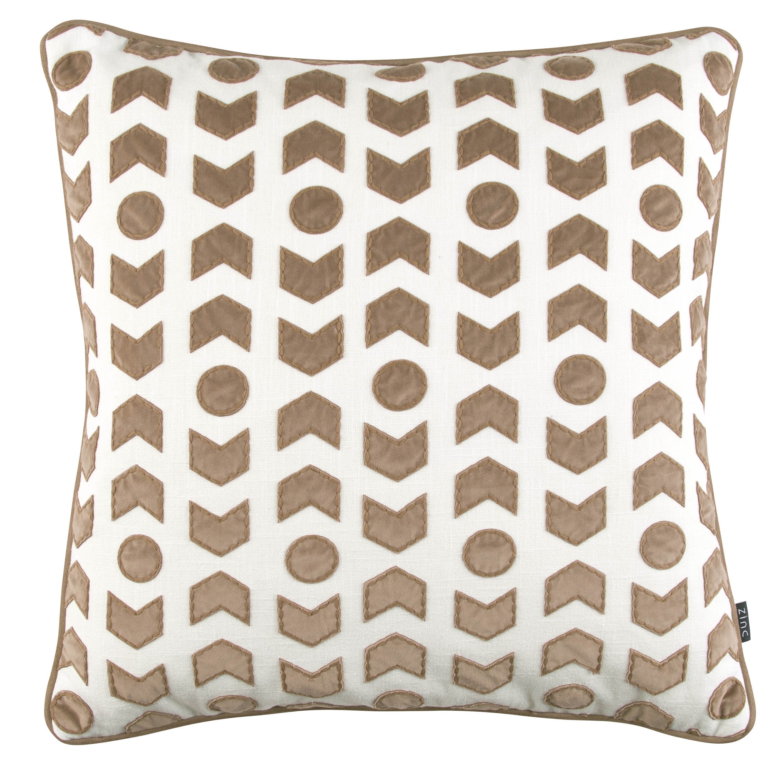 Zinc Romo I Arrowhead Cushion | Tobacco 50x50cm
