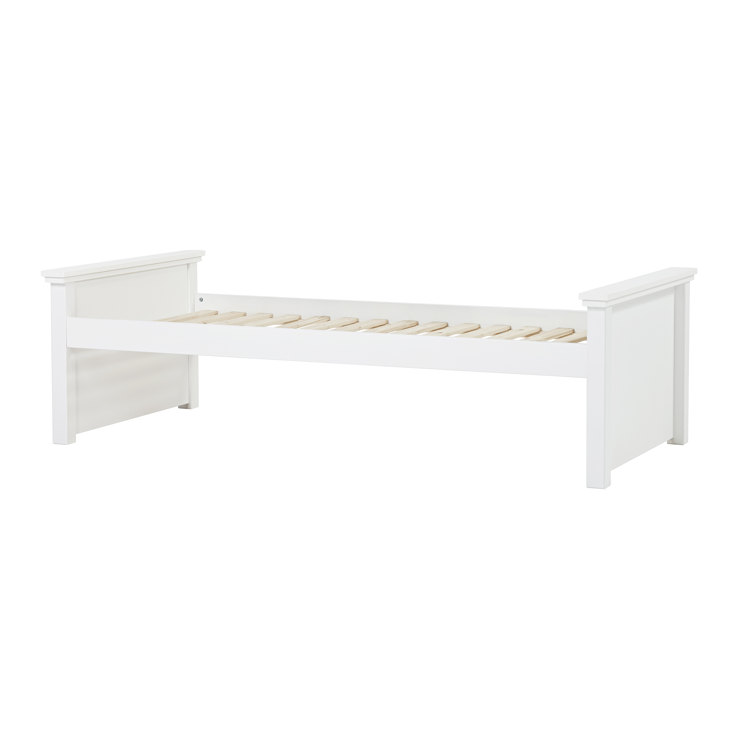 Hoppekids - MAJA DELUXE Junior bed w. 2 Medium Bed ends 90x200cm - White