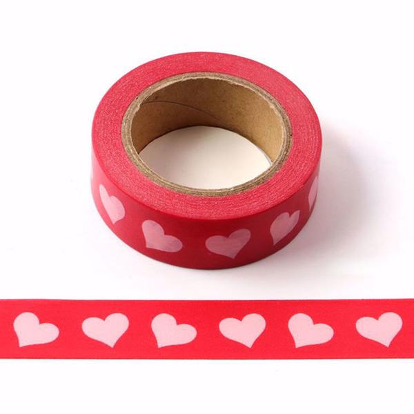 Pink Hearts Washi Tape