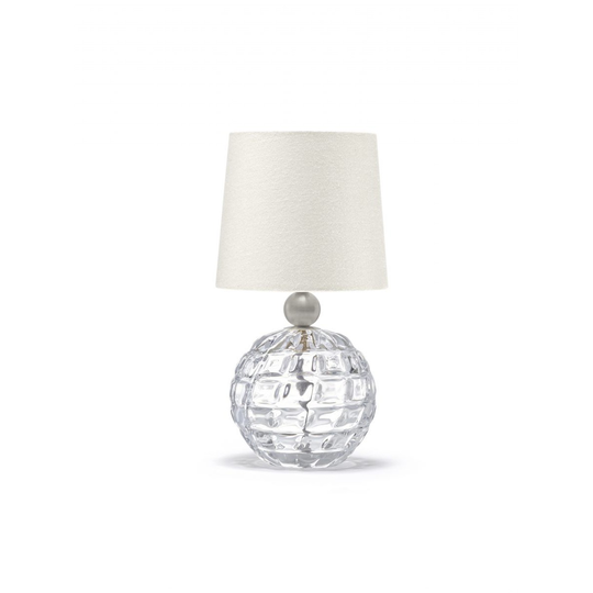 Porta Romana I Trinket Lamp I Clear with Nickel