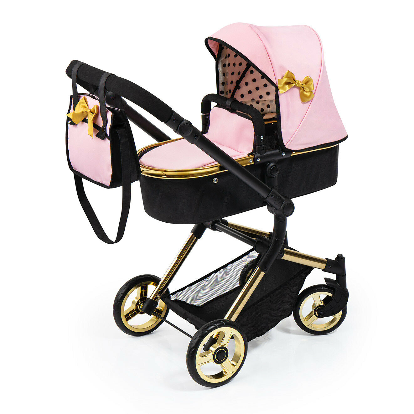 Bayer - Combi Dolls Pram - Vario - Gold (18490AA)