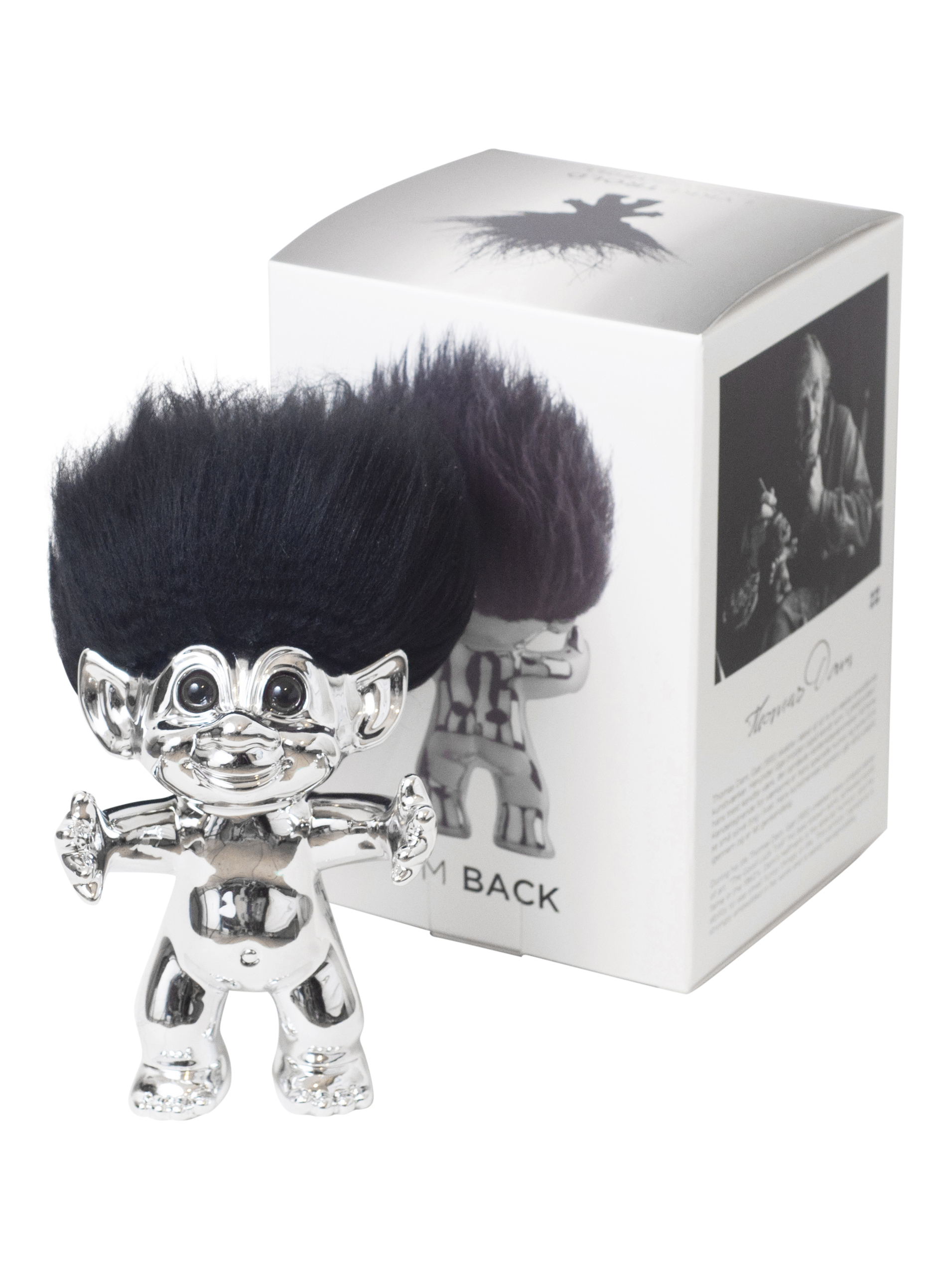 Good Luck Troll - Gjøl Trold 12 cm - Chrome (92866)