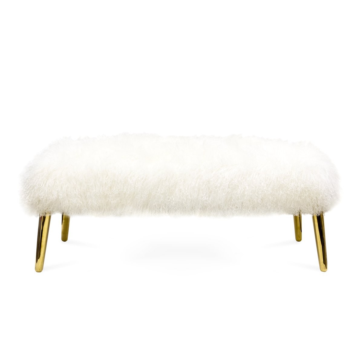 Jonathan Adler I Large Mongolian Bench