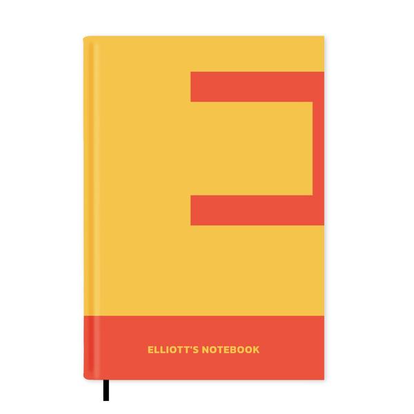 E is For Notebook A5 - Personalised