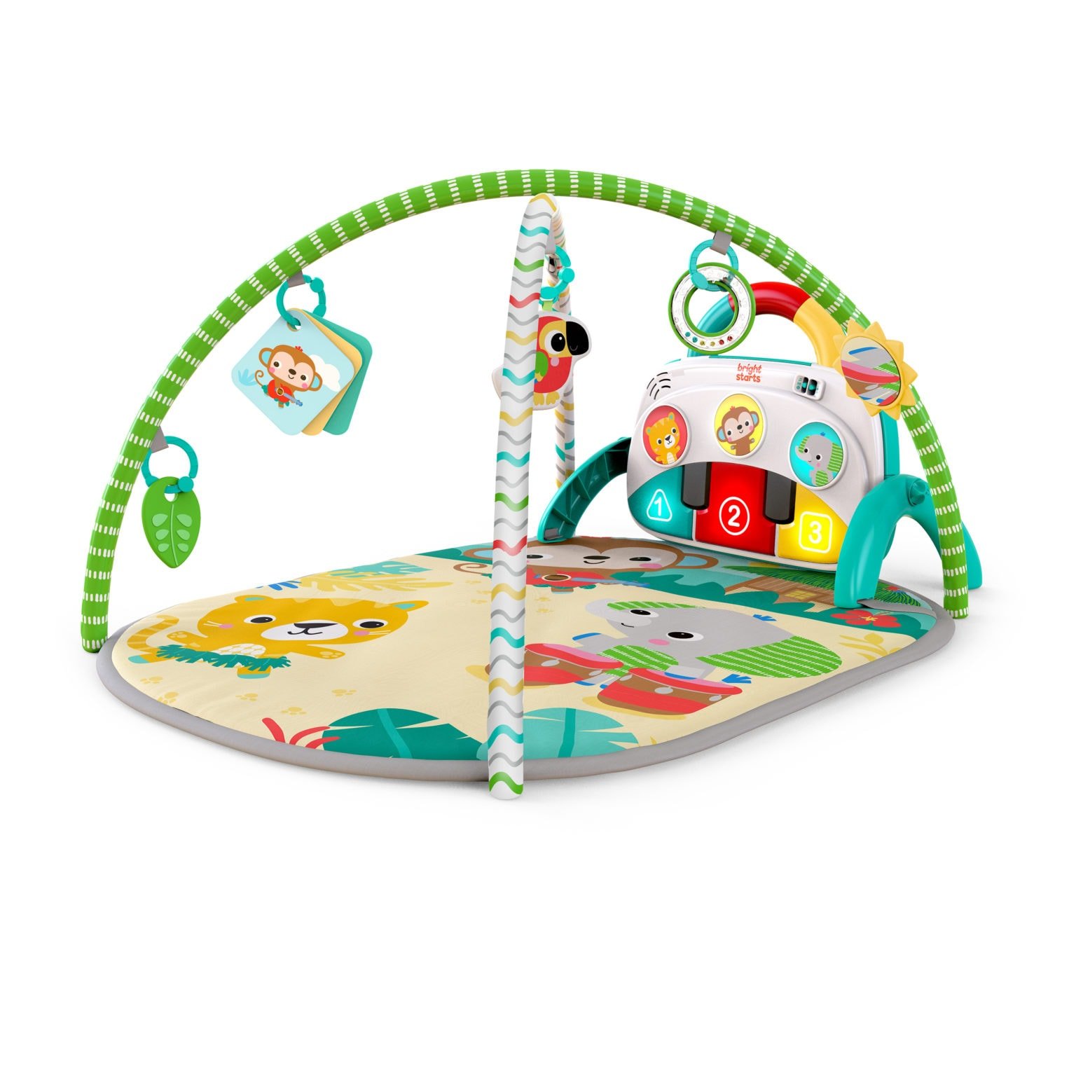 Bright Starts - 4-in-1 Groovin’ Kicks Piano & Drum Kick Gym (12612)