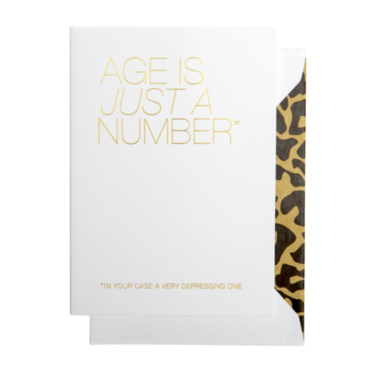 Cardsome | Cards - Age Is Just A Number (In Your Case A Very Depressing One)