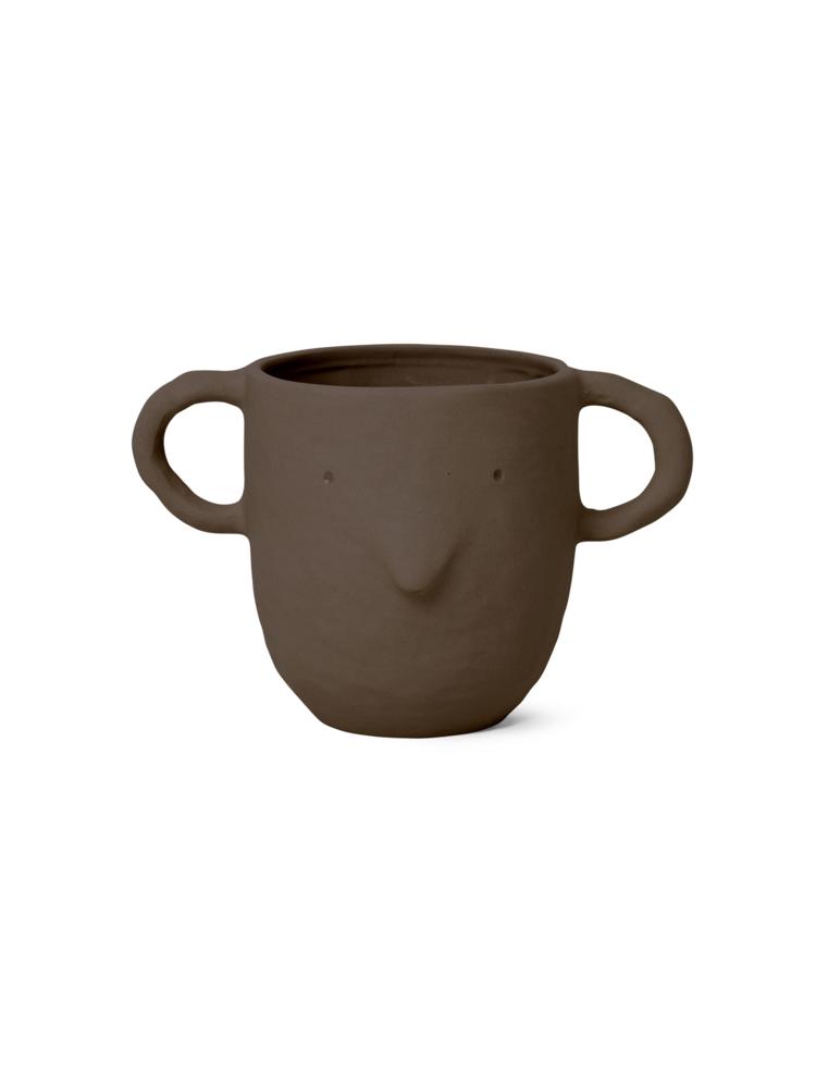 Ferm Living - Mus Plant Pot Large - Red Brown (100100306)