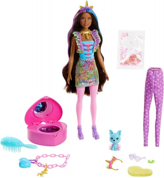 Barbie - Color Reveal Peel Unicorn Fashion Reveal Doll (GXV95)