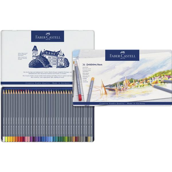 Goldfaber Aqua Watercolour Pencils Tin 36