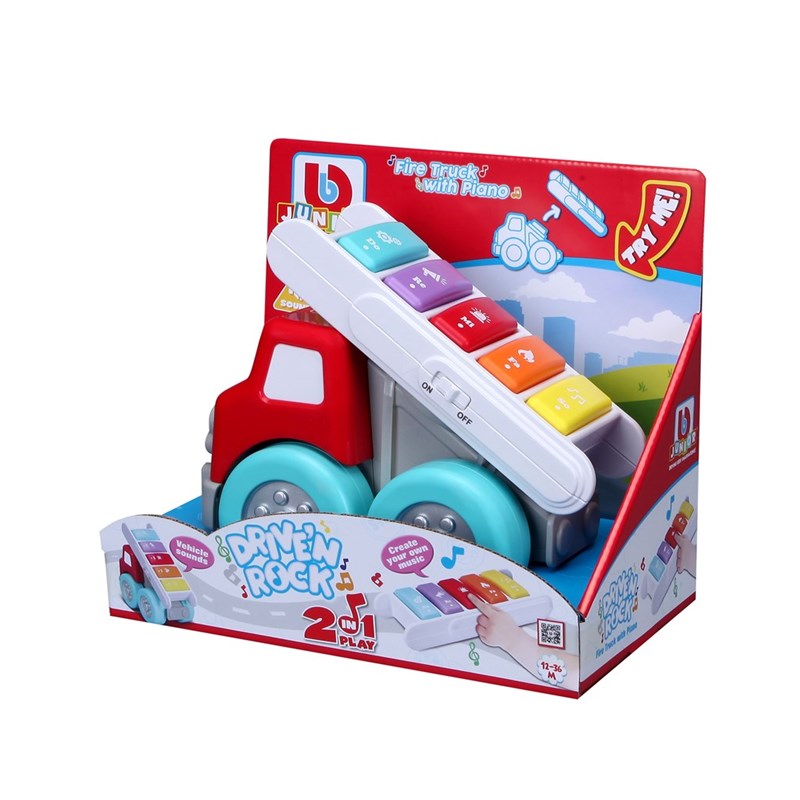 BB Junior - Drive'N Rock Fire Truck (1689033)