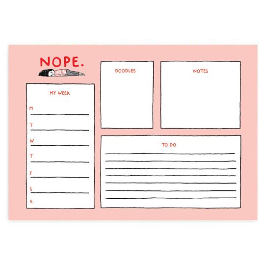 Nope A4 Deskpad