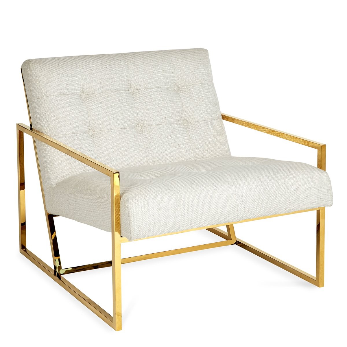 Jonathan Adler I Goldfinger Lounge Chair I Lucerne Oyster