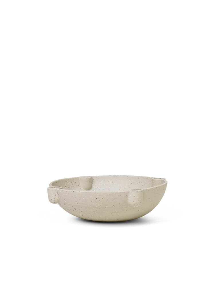 Ferm Living - Bowl Candle Holder - Ceramic (1104263131)