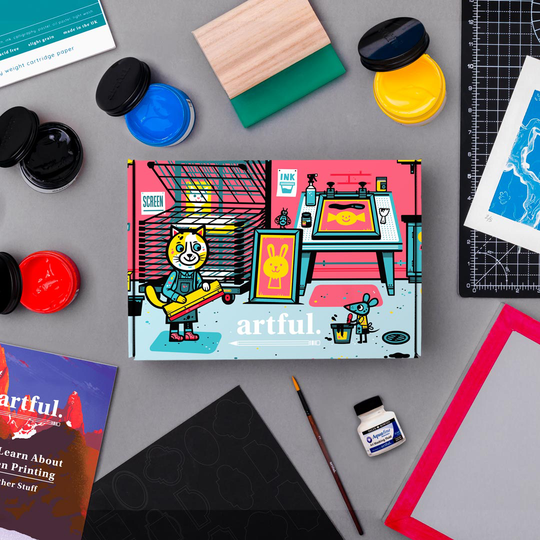 Artful: Let's Learn Screen Printing Starter Box
