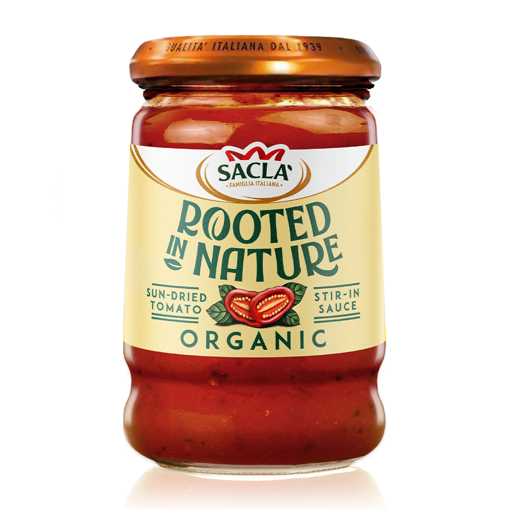 Sacla' Rooted In Nature Organic Sun-Dried Tomato Stir-In Sauce 190g