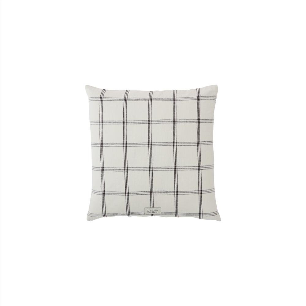 OYOY Living - Kyoto Square Organic Cushion - Offwhite