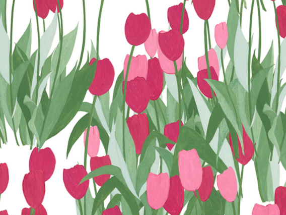 In Bloom Wallpaper Spinel Red-IB1902SRS