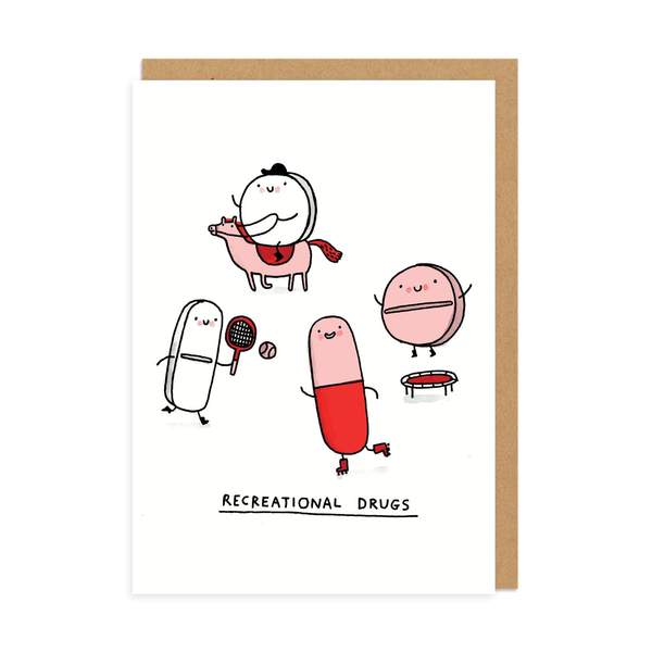 Recreational Drugs Greeting Card