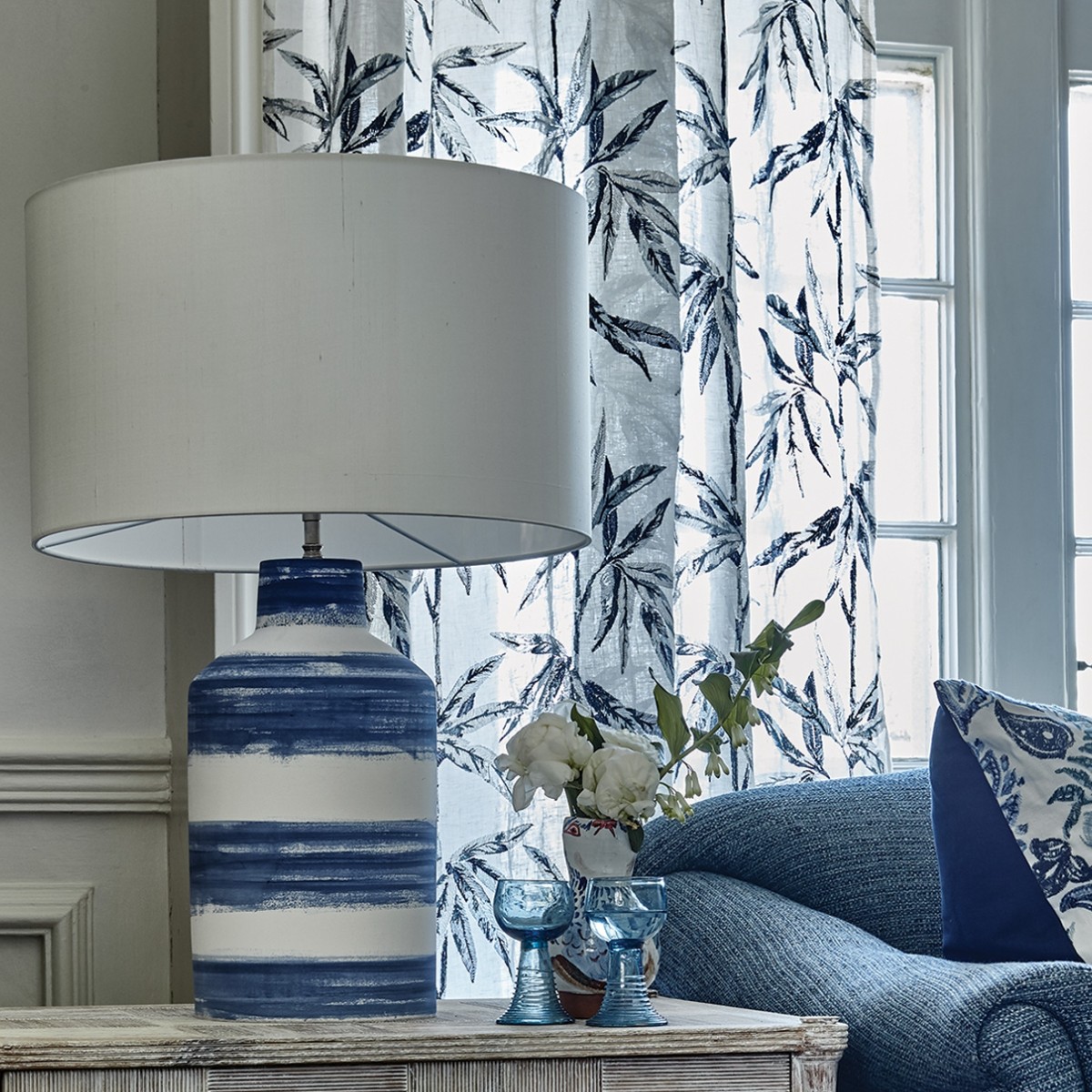 William Yeoward | Annuziata Table Lamp New Indigo