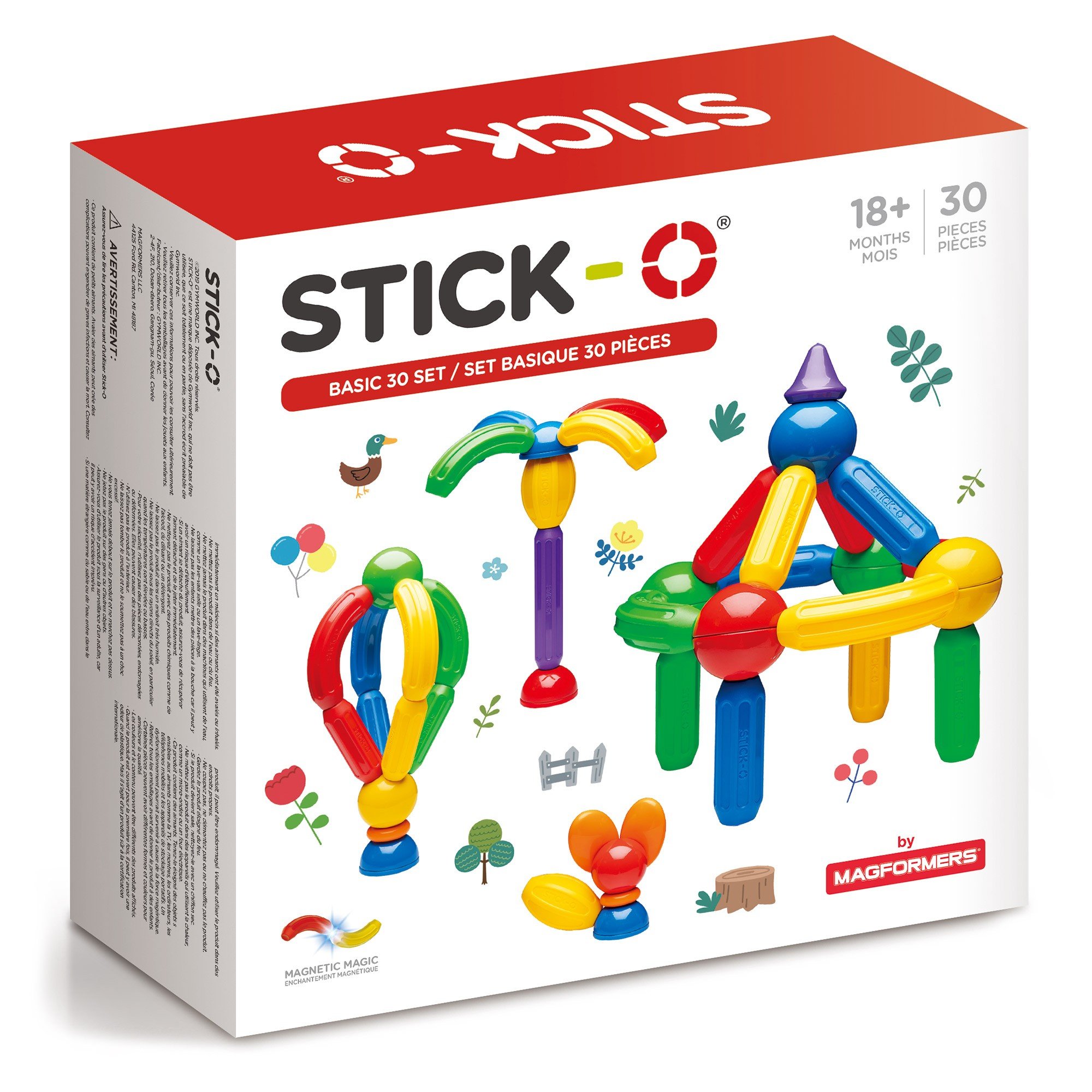 Magformers - Stick-O Basic 30 Set (901003)