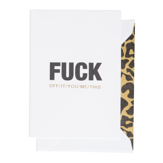 Cardsome | Cards - Fuck off/it/you/me/this