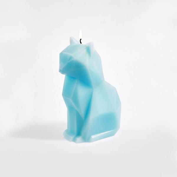 Pyropet Kisa Blue Cat Candle