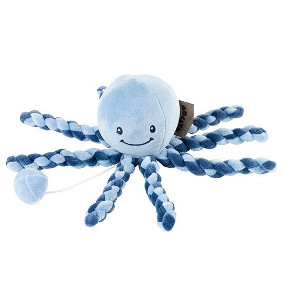 Nattou - Lapidou Music Squid - Light Blue/Blue