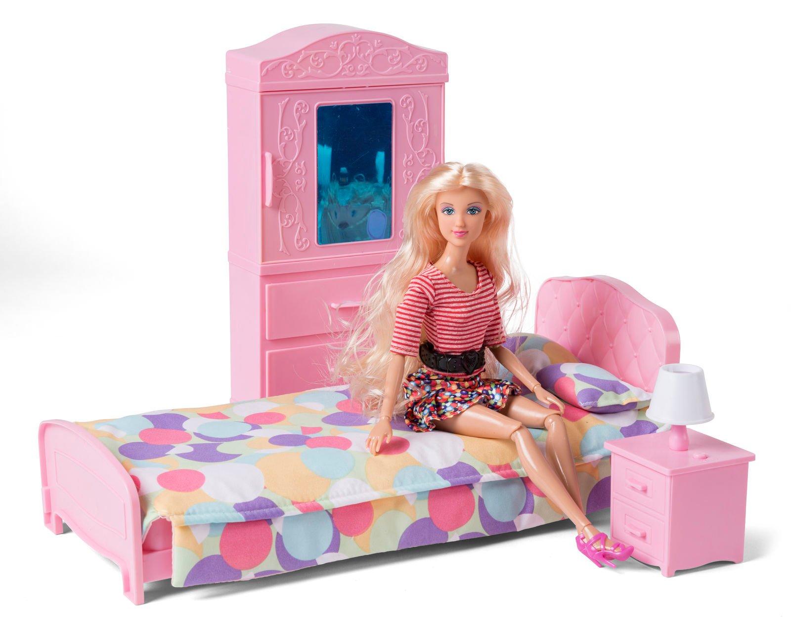 Judith - Bedroom with furnitures and doll (61149)