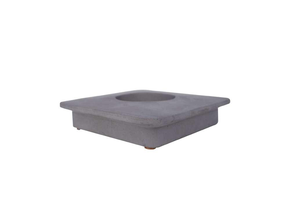 LIKEconcrete - Karin Box Lid With Hole - Grey (93823)