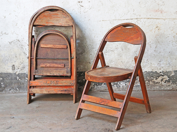 Vintage Red Chair Medium