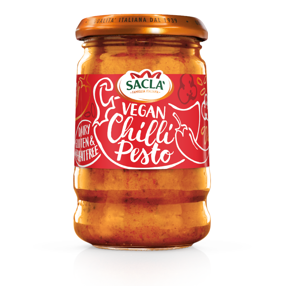 Sacla' Vegan Chilli Pesto 190g