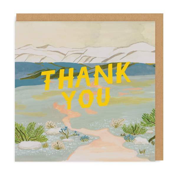 Thank You Tundra Square Greeting Card