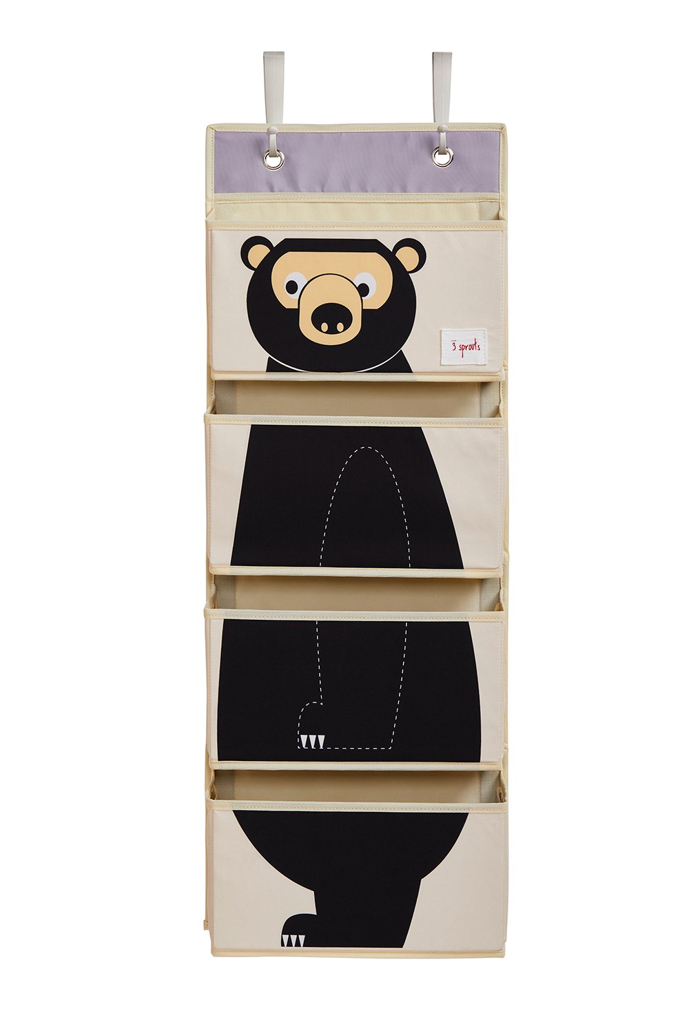 3 Sprouts - Hanging Wall Organizer - Black Bear