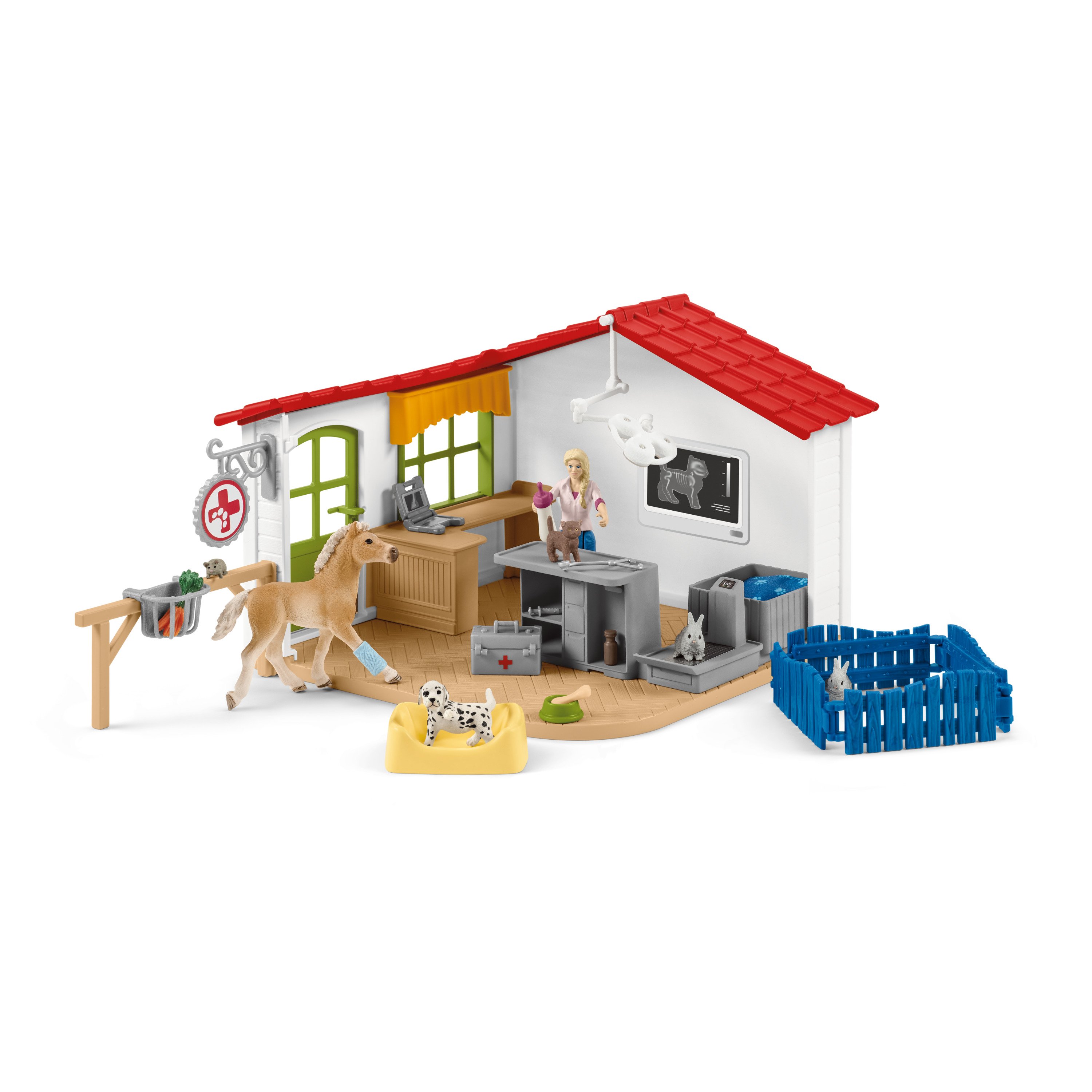 Schleich - Veterinarian practice with pets (42502)