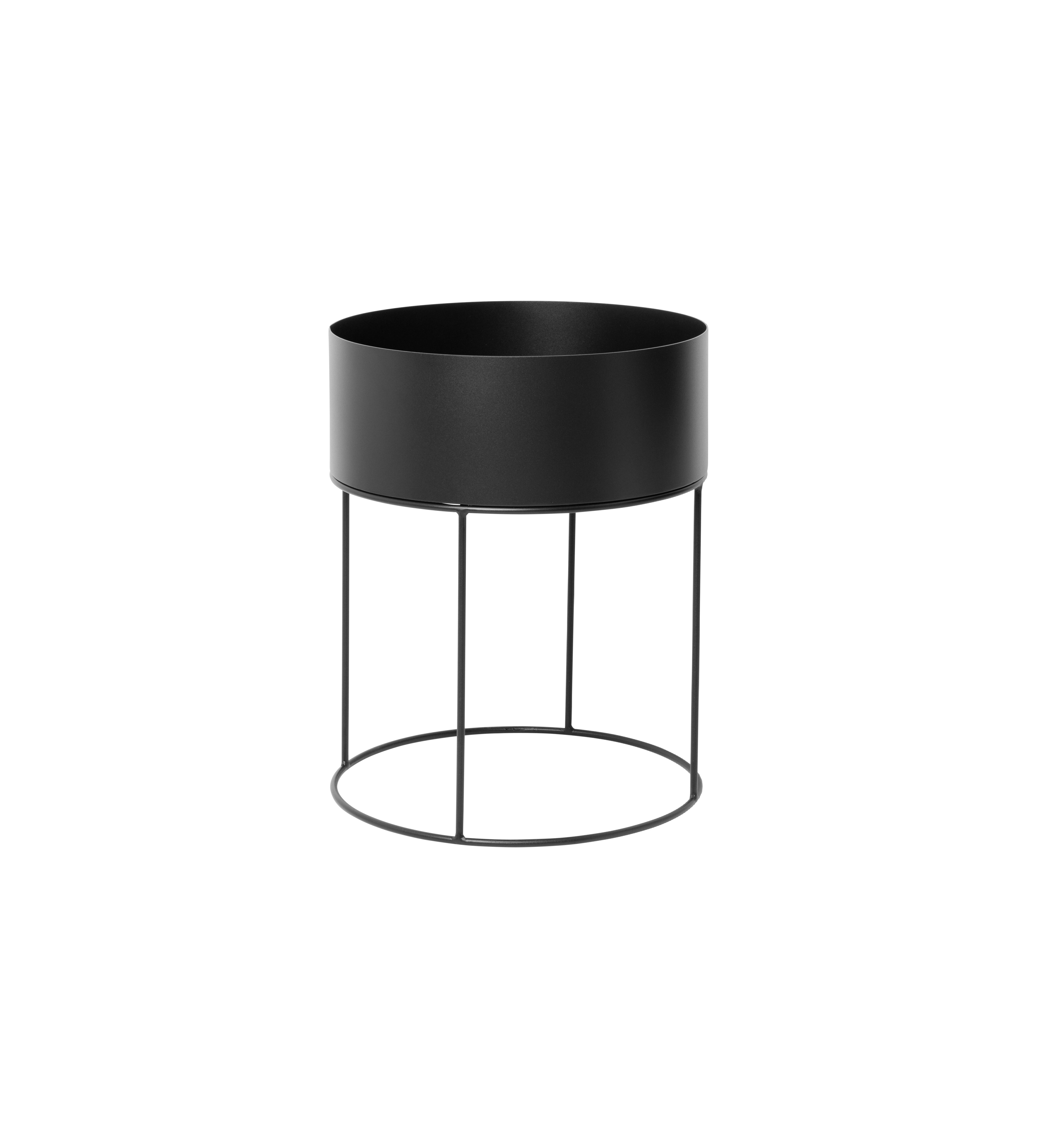 Ferm Living - Plant Box Round - Black (3356)