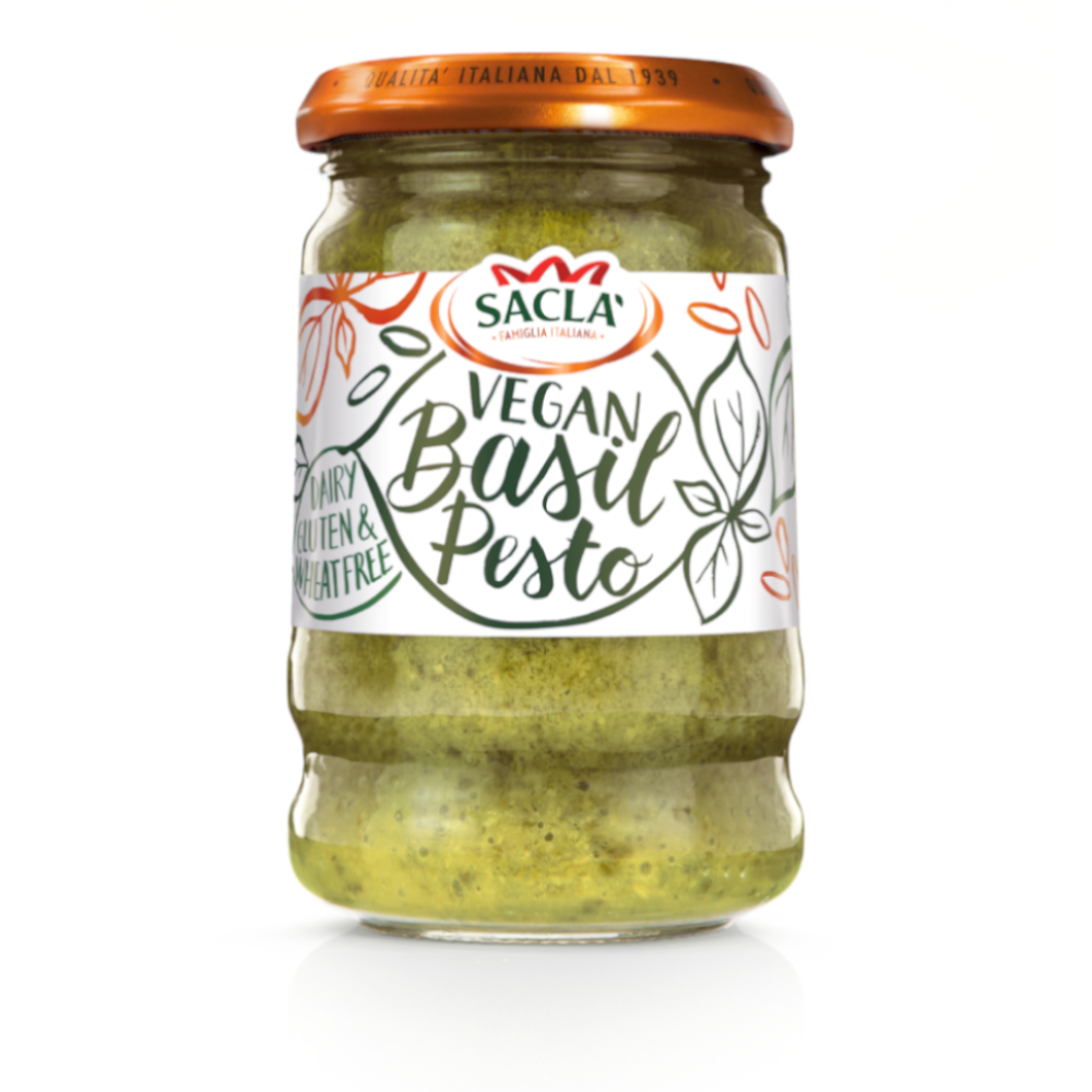 Sacla' Vegan Basil Pesto 190g