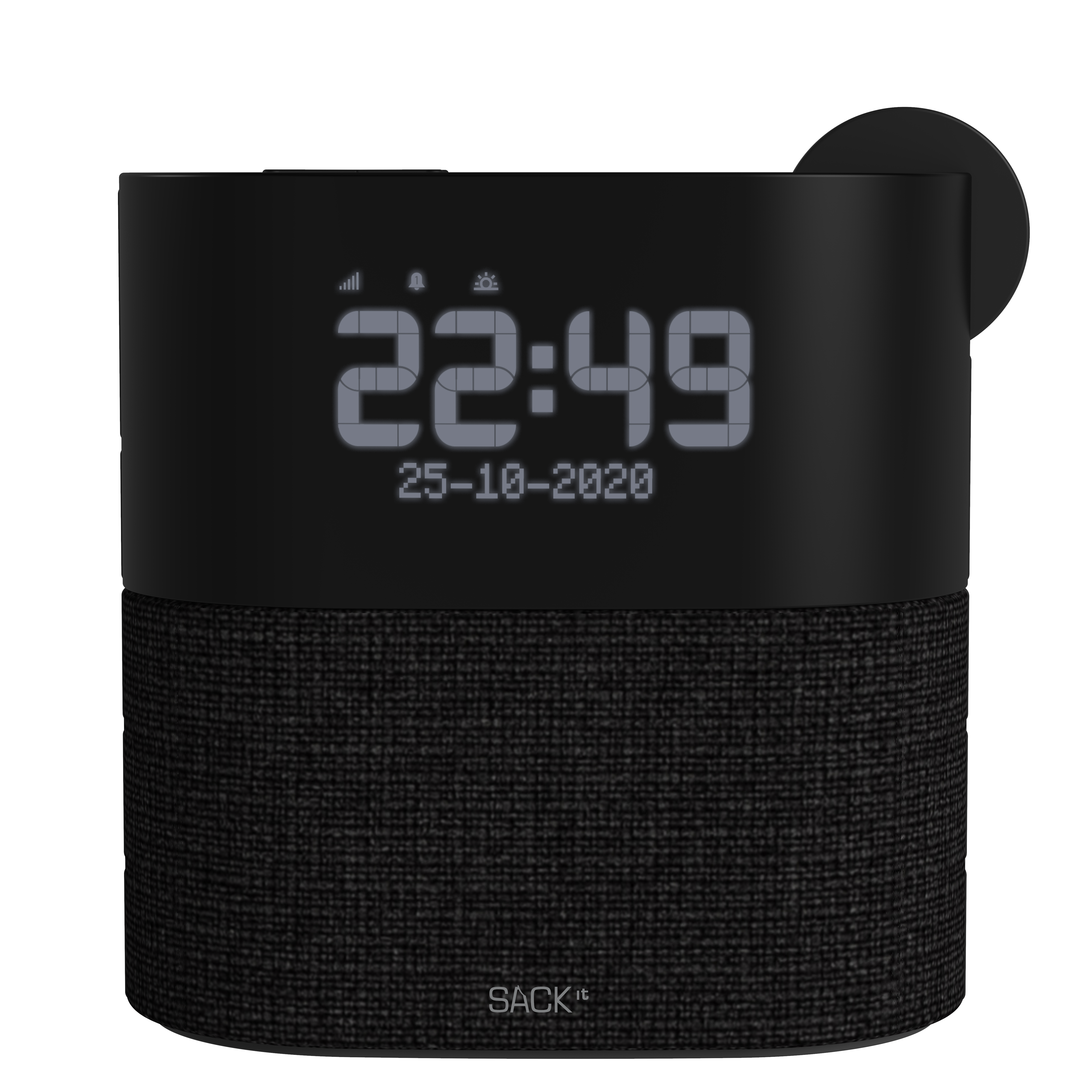 SACKit - WAKEit S - Clock Radio - Black