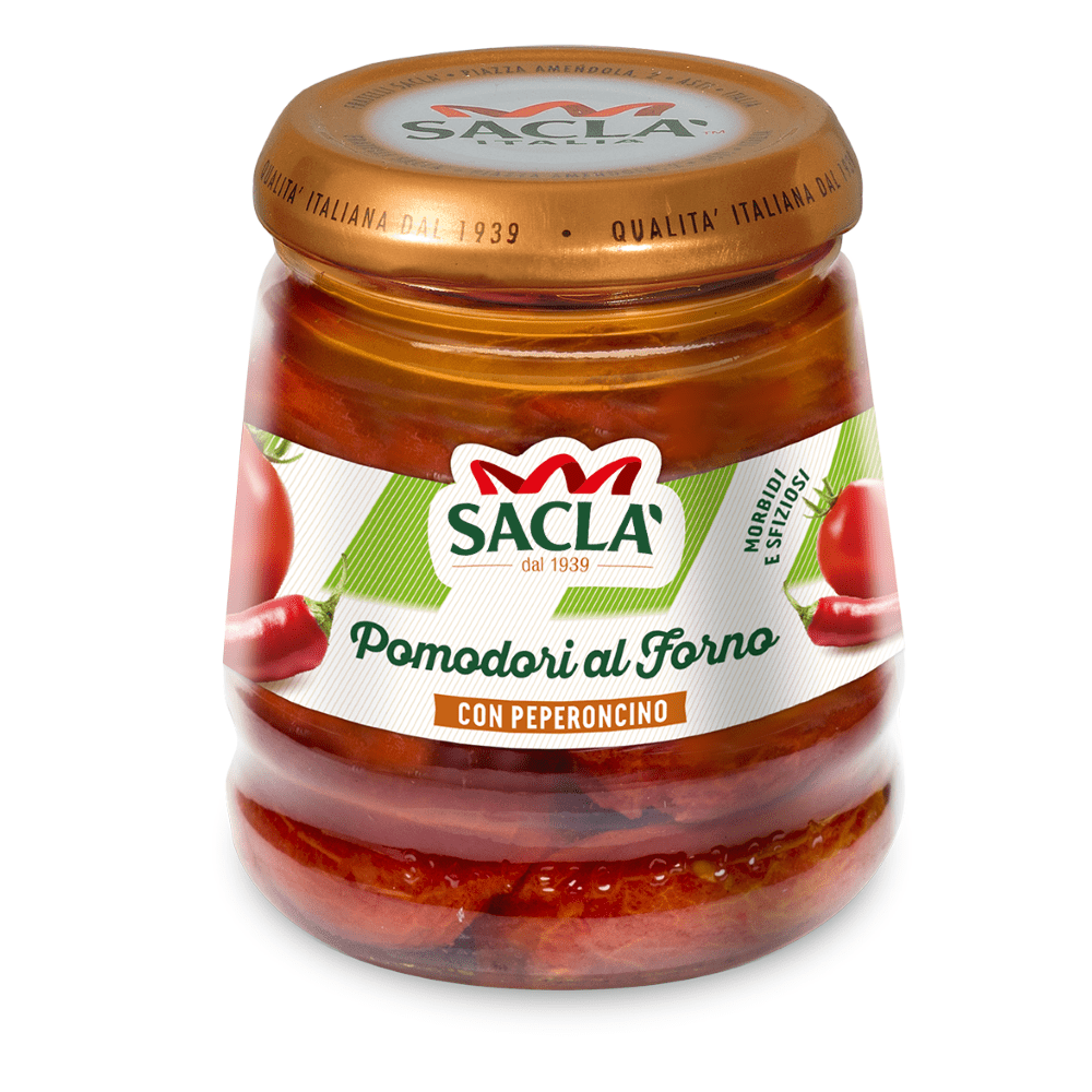 Sacla' Oven-Roasted Tomatoes in Chilli Infused Oil 285g