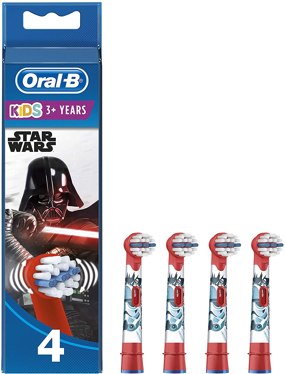 Braun Oral-B - Toothbrush Head With Figures From Star Wars (4 Pcs)