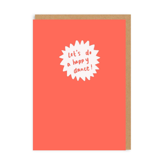 Let's Do a Happy Dance Greeting Card