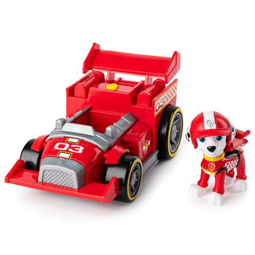Paw Patrol - Race & Go Deluxe Vehicles - Marshall
