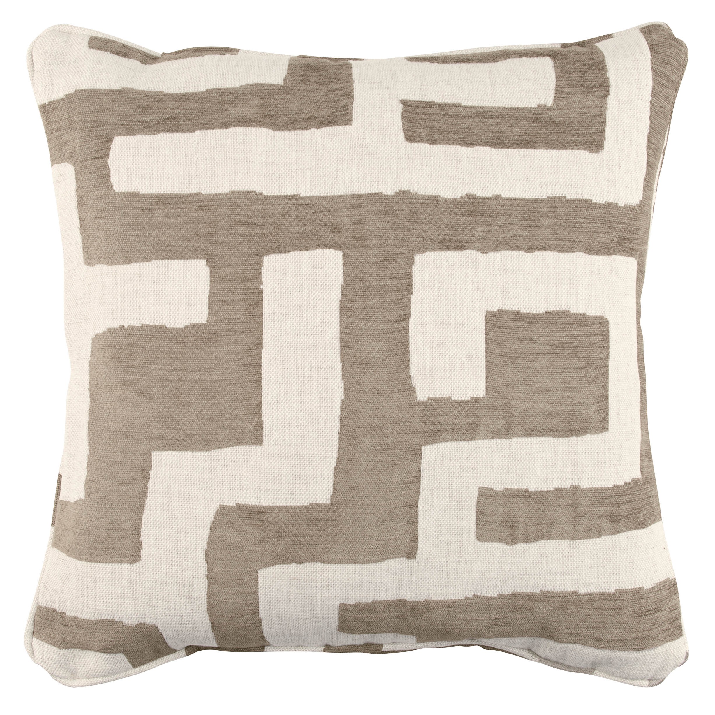 Zinc Romo I Kuba Cay Cushion | Pebble 50x50cm