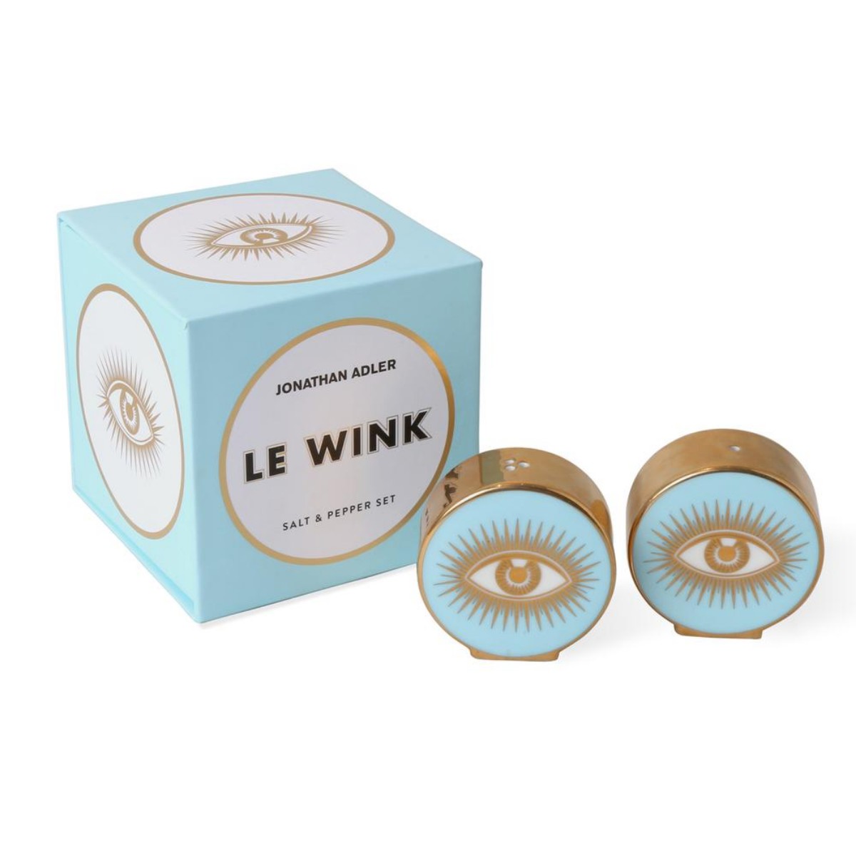 Jonathan Adler I Le Wink Salt & Pepper Set
