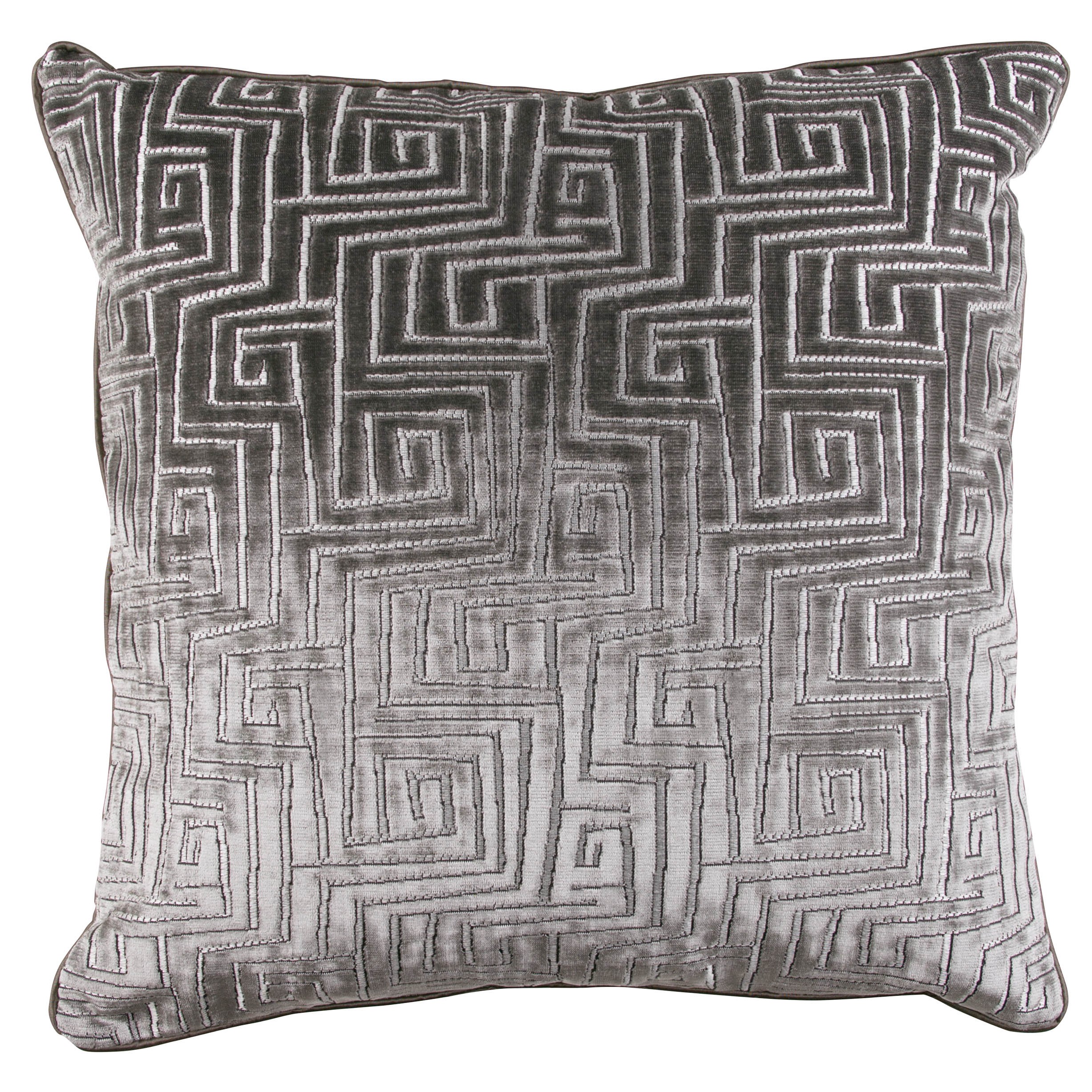 Zinc Romo I Uxmal Cushion | Tungsten 50x50cm