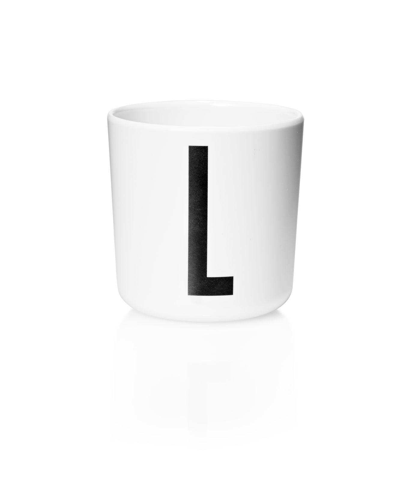 ​Design Letters - Personal Melamine Cup L - White (20201000L)