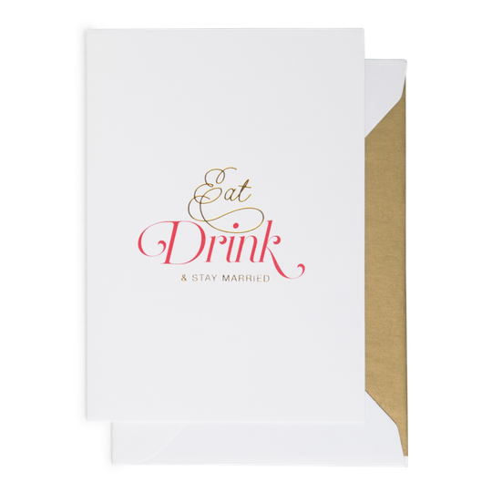 Cardsome | Cards - Eat, drink & stay married