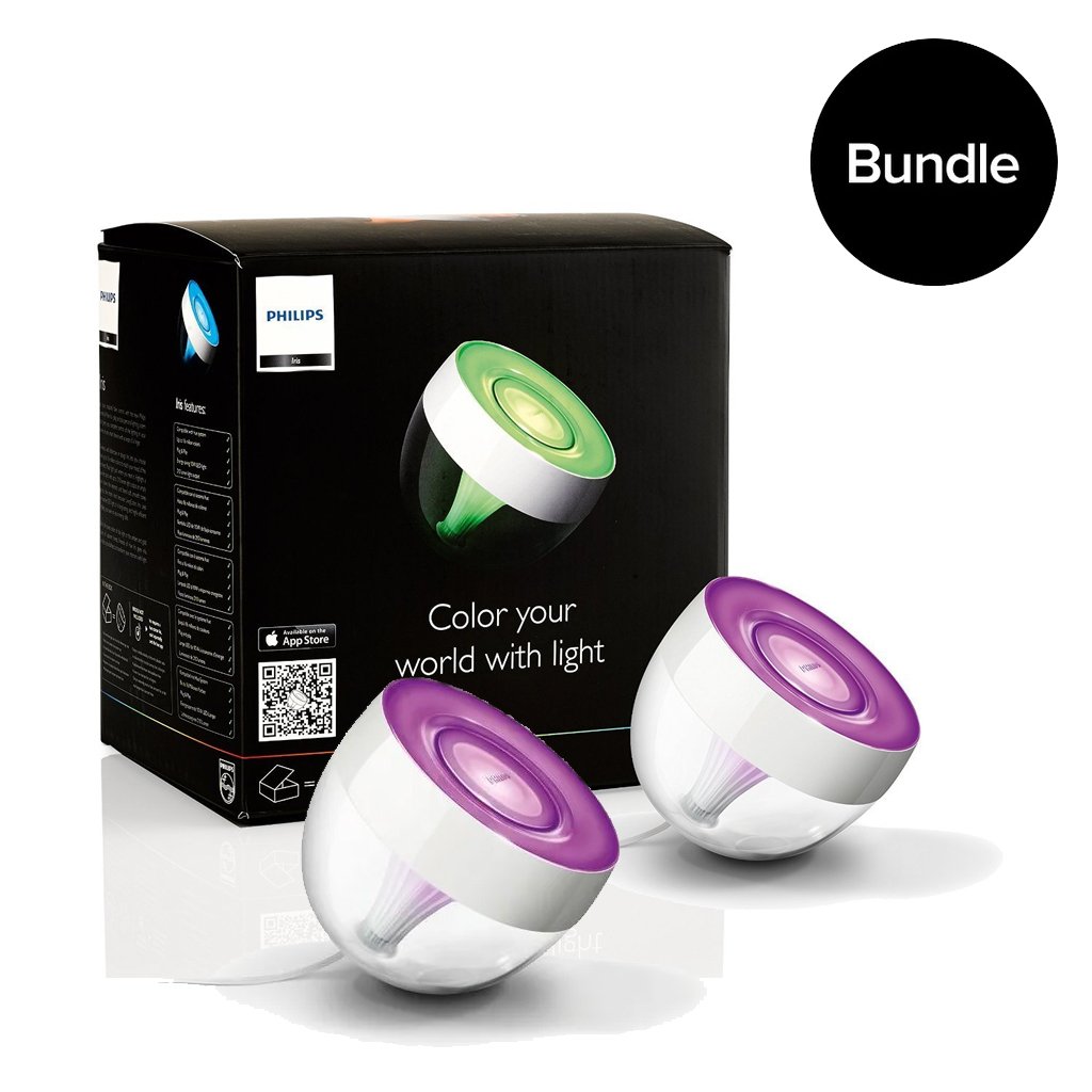 Philips Hue - 2x Iris Table Lamp - Bundle
