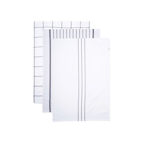 House Doctor - Opa Tea Towels - White (204031021)
