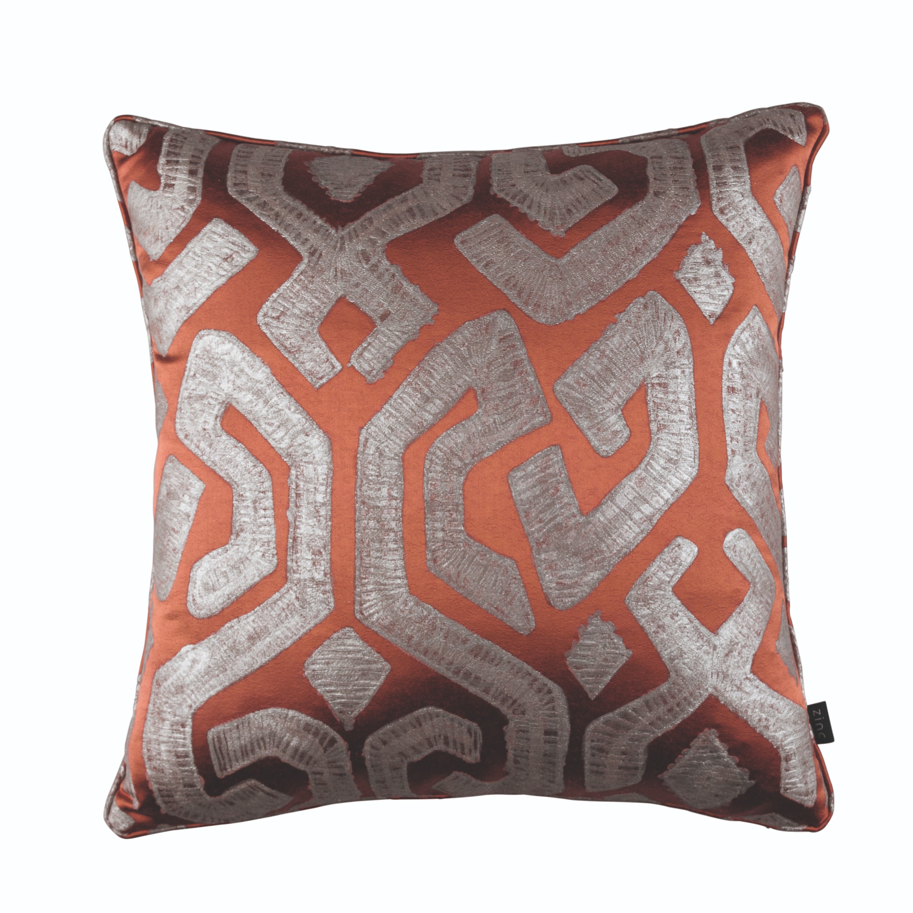 Zinc Romo I Dammuso Cushion | Ember 50x50cm