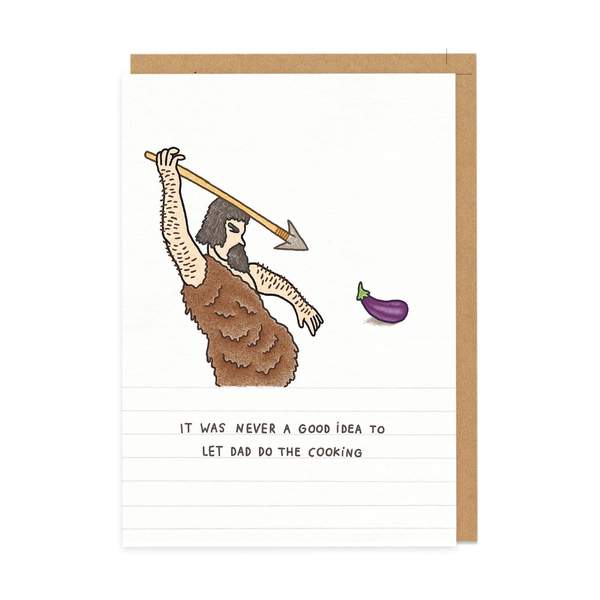 Let Dad Do The Cooking Greeting Card